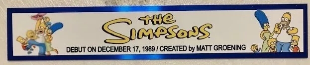 The Simpsons   Full Color Name Plate