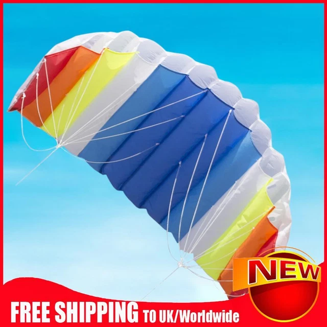 Dual-line Parafoil Kite Soft Parachute Stunt Kite Power Parafoil Kites for Beach