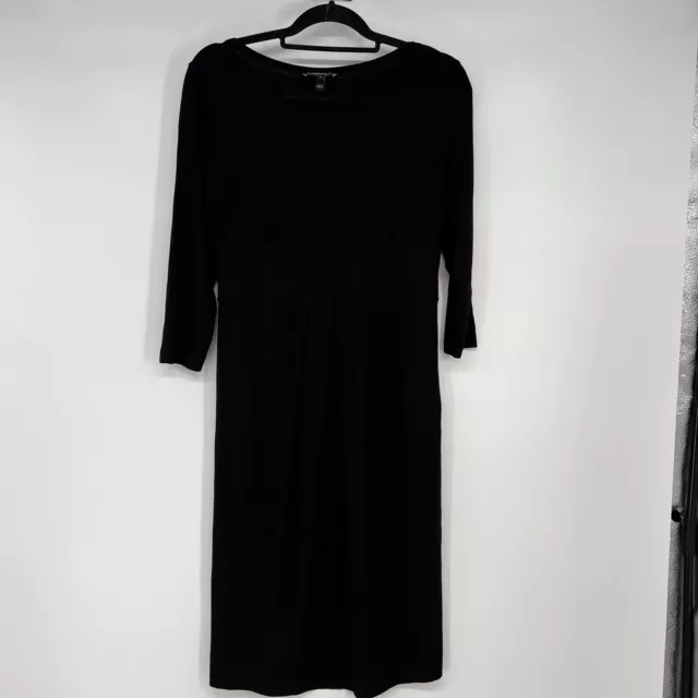 Isabella Oliver Maternity Black Dress Size 3 (US 8) 3/4 Sleeve
