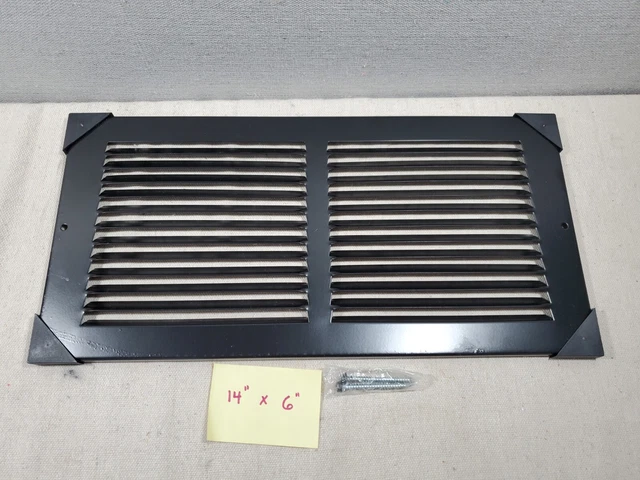 14" x 6" Air Vent Cover Steel Return Air Grille - for Ceiling and Sidewall -HVAC