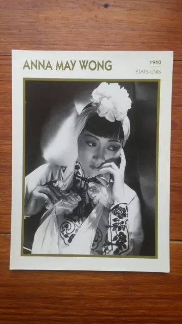 ANNA MAY WONG fiche cinéma  lobby card actor movie 1992