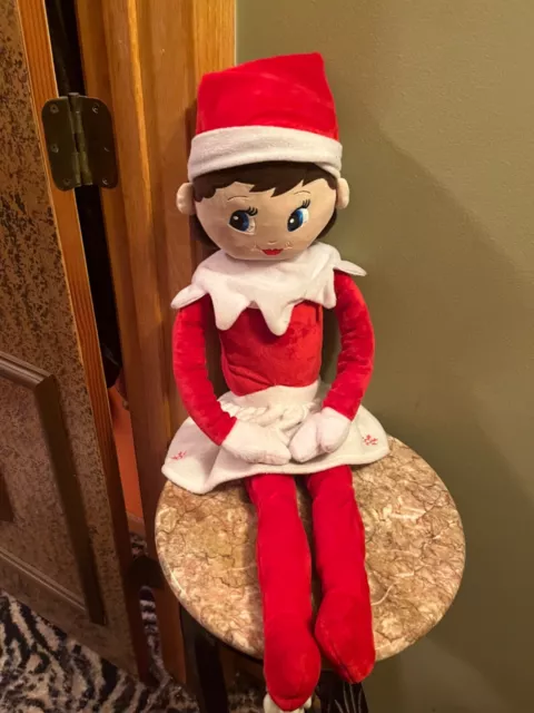 25” Large Girl ELF ON THE SHELF 2018 PLUSH CCAB TOYS BLUE EYES CHRISTMAS DOLL