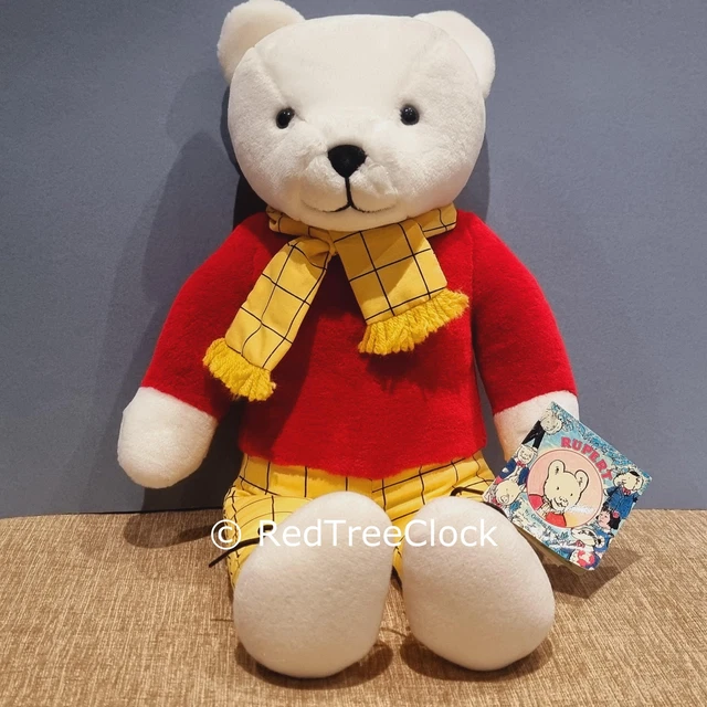 RUPERT THE BEAR Soft Toy By Golden Bear Vintage 1992 New With Tags 95 RUPERT THE BEAR Soft Toy By Golden Bear Vintage 1992 New With Tags 95