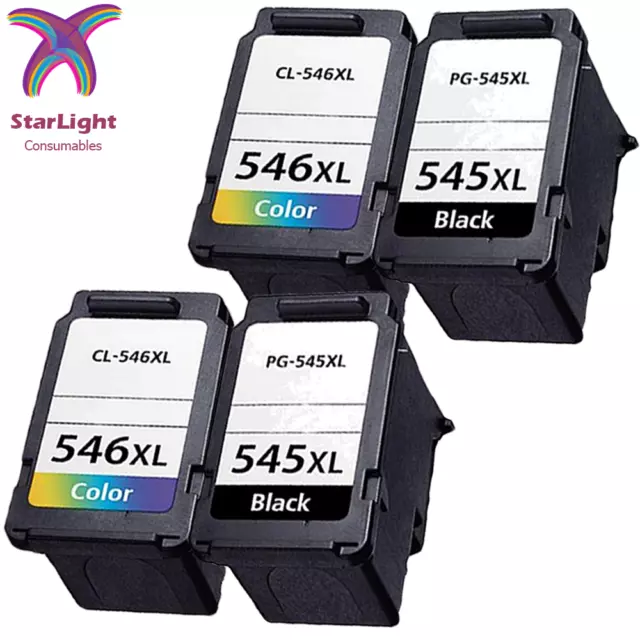 Ink Cartridge 545 546XL For Canon Pixma IP2800 MG2400 MG2455 LOT