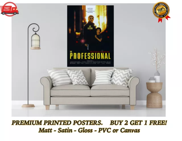 Leon The Professional Classic Movie Art Large Poster Print Gift A0 A1 A2 A3