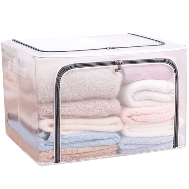SCATOLA BOX SALVASPAZIO PORTATUTTO CONTENITORE ARMADI ORGANIZER