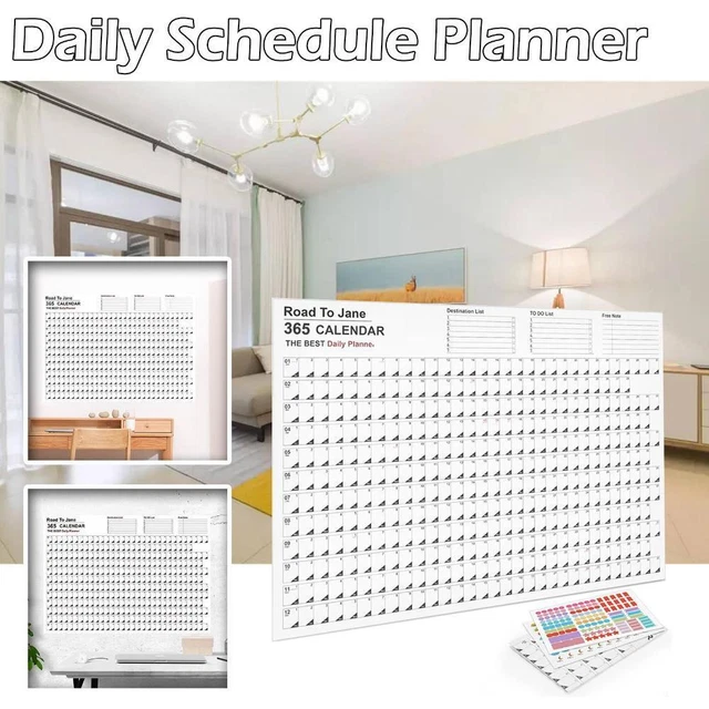 2023 CALENDAR SIMPLE Daily Schedule Planner Sheet To List Hanging