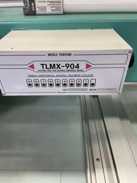 2012 Tajima embroidery machine TLMX-904 3