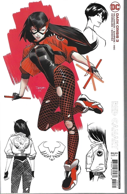 DARK CRISIS #3 RED CANARY DESIGN VARIANT DAN MORA 1st APPEARANCE INFINITE EARTHS