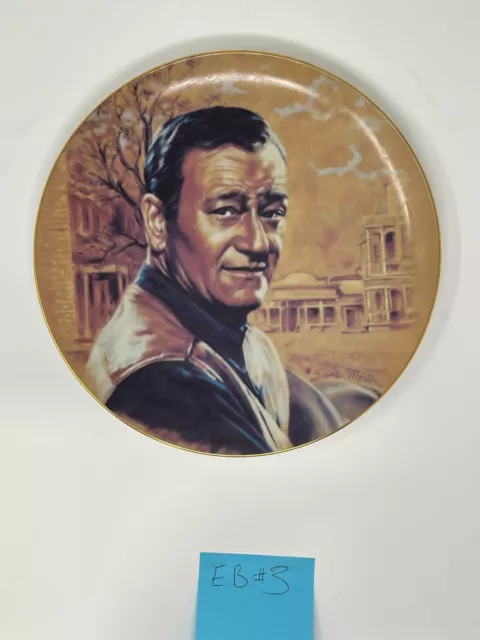 John Wayne "The Duke" plate by RJ Ernst Enterprises and Susie Morton Limited edi