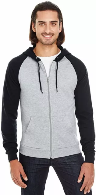 American Apparel Unisex California Fleece Zip Hoodie