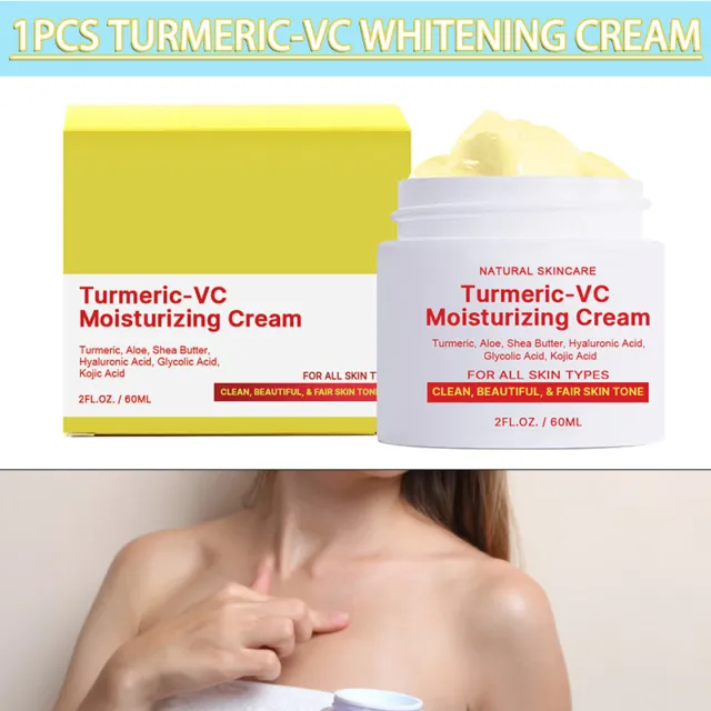 Tumeric-VC Whitening Cream Dark Skin Bleachingfor Underarm Armpit Legs F