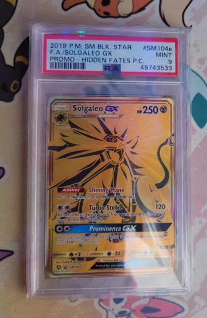 Solgaleo GX - SM104a - CGC 9.5 Gem Mint - Black Star Promos