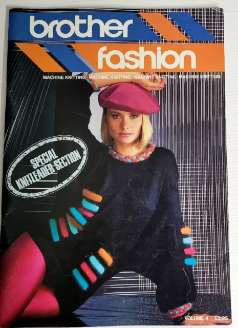 Brother Fashion Vol 4 Machine Knitting Patterns Magazine Men Women Vintage 1990s