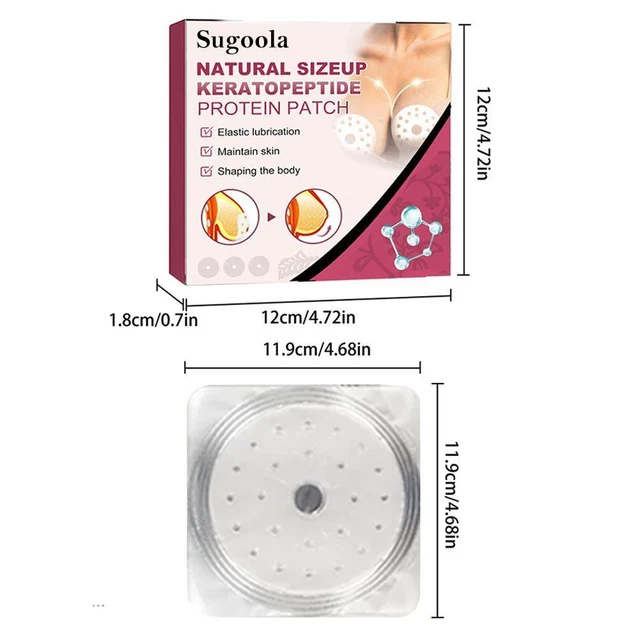Natural SizeUp Keratopeptide Protein Patch 4-40PCS G5J1