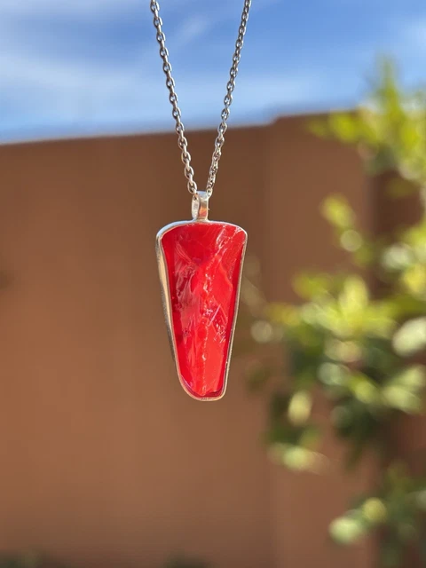 PENDENTIF CRISTAL ANDARA PLENITUD DU MT SHASTA - MONTURE ARGENT DE LEY - NEUF