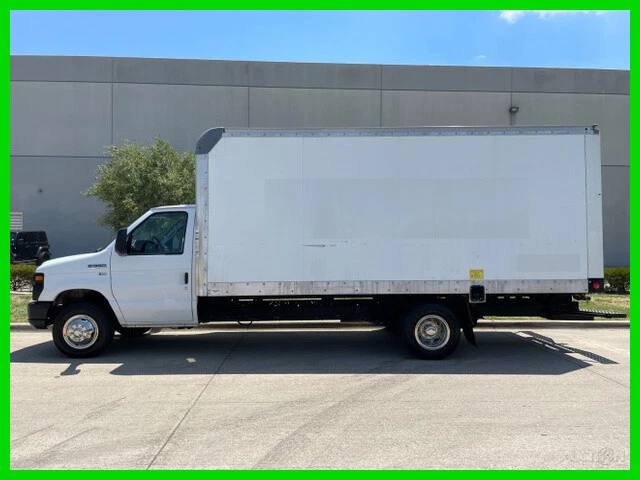 2014 Ford E-Series Chassis E350 Cutaway 16ft Box Van Cube Delivery Truck Movi