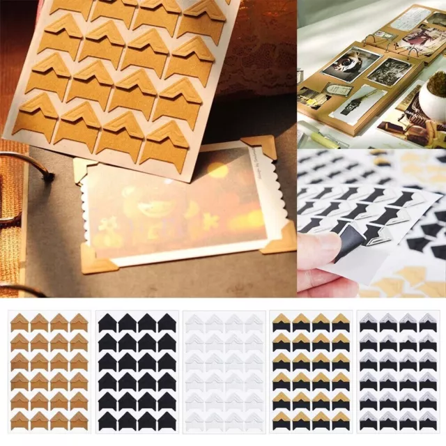 Self-adhesive Photo Album Frame Corner Protector Stickers Picture Corners Mounts