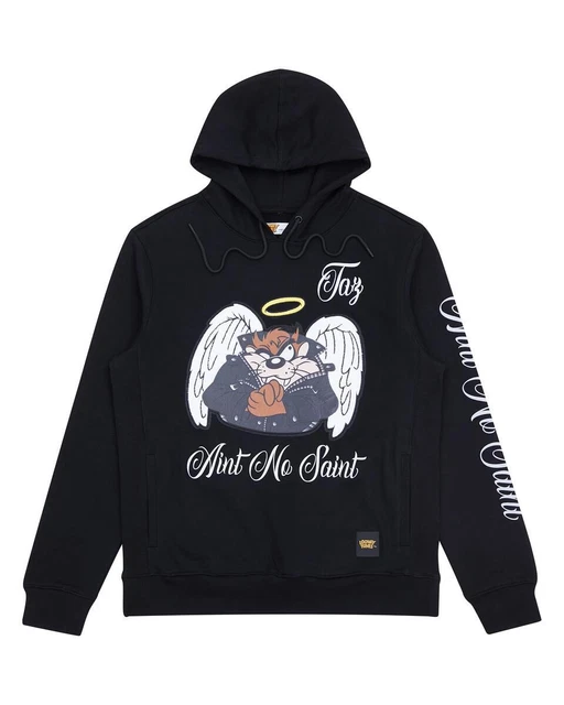 SUDADERA LOONEY TUNES Diablo Tazmaniano No Es Un Santo, Negra EUR