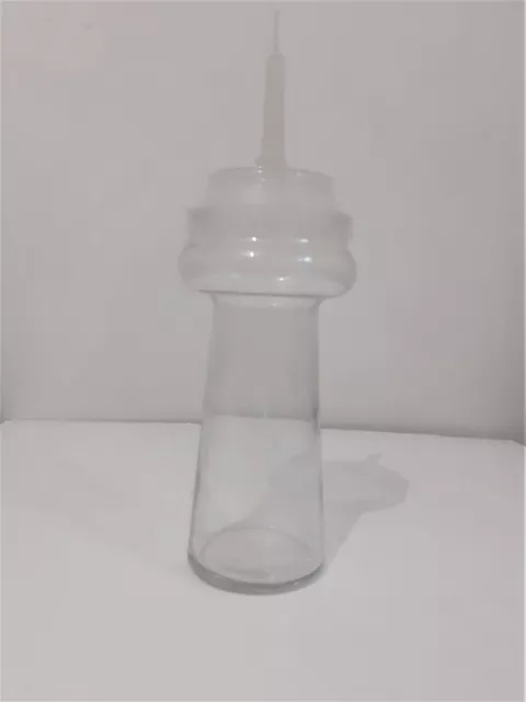 Vintage CN Tower Souvenir Toronto Canada Cocktail Glass with Plastic Lid 3