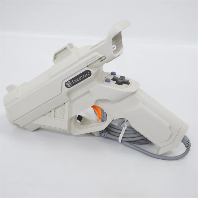 Dreamcast GUN CONTROLLER -Work for CRT TV Only- HKT-7800 SEGA Official B dc