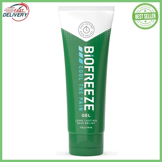 BIOFREEZE PAIN RELIEVING Gel 118 ml Tube Cooling Topical Analgesic On