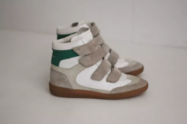 Isabel Marant Etoile 'Bilsy' Leather Hidden Wedge Sneaker - White - 5US  (R72)