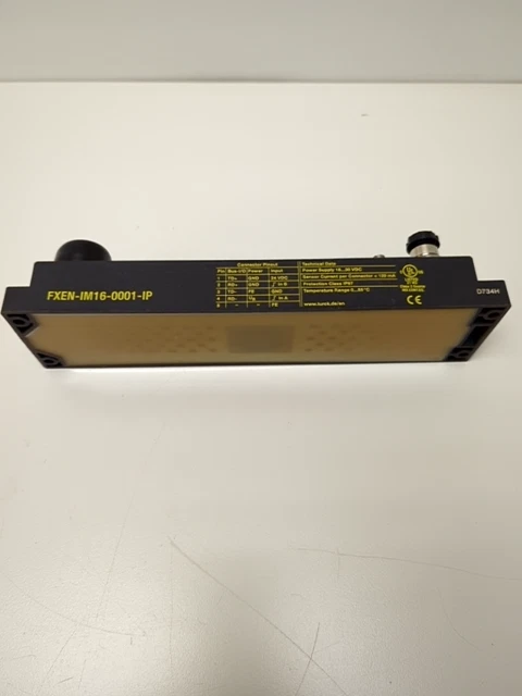 TURCK FXEN-IM16-0001-IP/CS30007 COMPACT Fieldbus Ethernet/IP I/O Module ...