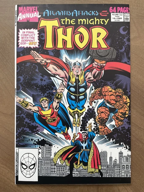 The Mighty Thor Annual #14 Atlantis Attacks (1989) Marvel Comics Serpent God Set