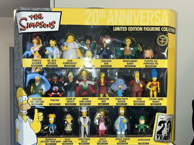 The Simpsons 20th Anniversary Complete/New/Unopened Set. Coolest Characters Ever
