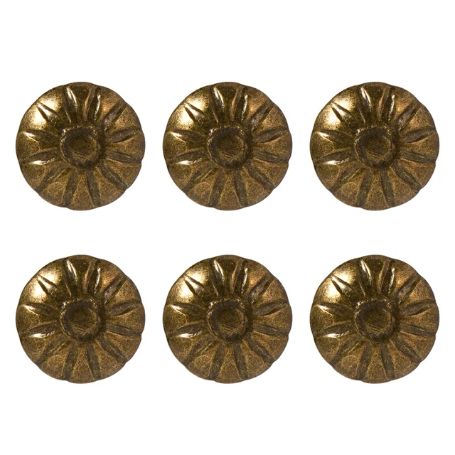 100 piezas Clavos Espuma Crisantemo Hierro Grietas Para La Pared