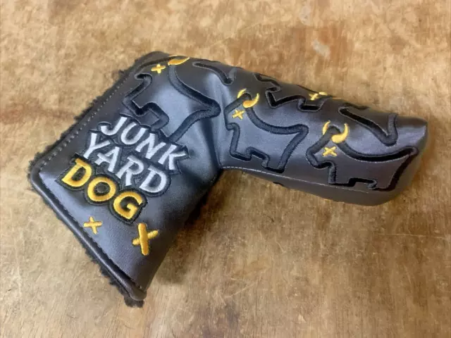 Scotty Cameron Shop Dancing Junk Yard Dog Charcoal Blade Putter Headcover Cover