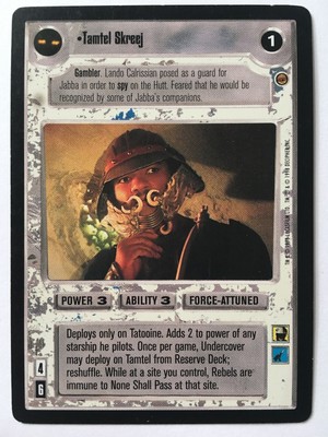 star wars decipher ccg card values