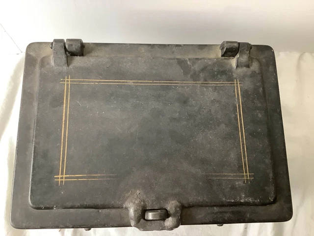 19th Century Cast Iron Stagecoach Railroad Strong Box Wells Fargo?