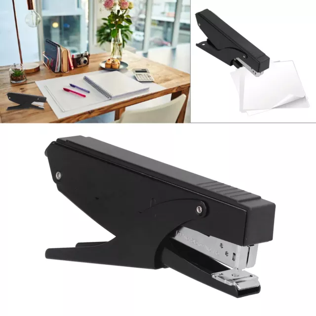 (Black)Office Supplies Widely Applicable Staplers Hand Held Stable Operation