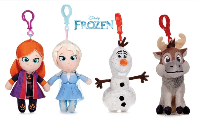 Disney Frozen Bag Clip Olaf Snowman Princess Elsa Anna Key Ring Backpack School