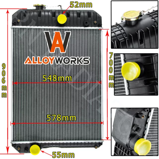 2485B284 Perkins Generator Radiator For Perkins 1006-6T Stationary Engine