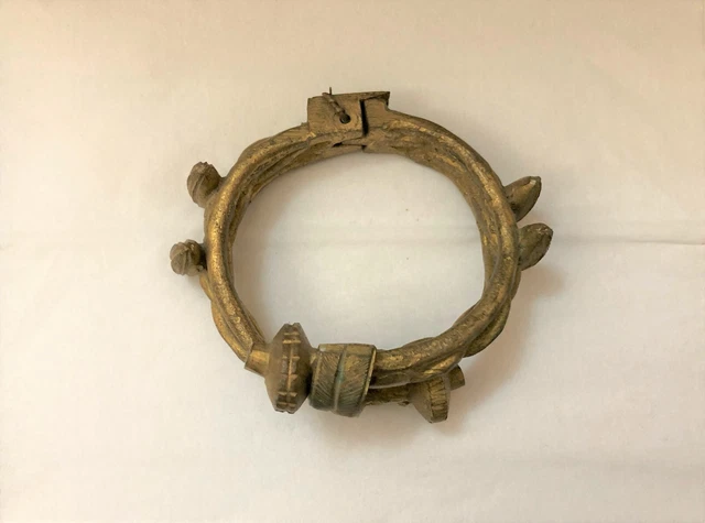 Ancien bracelet d'esclave en bronze Collection Bijoux Afrique Asie Ethnique