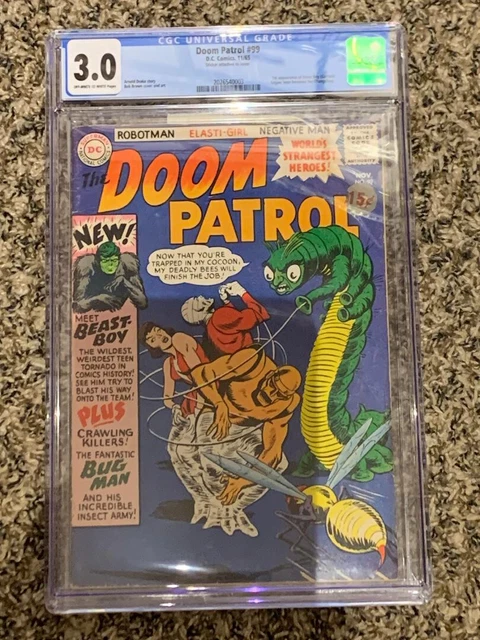 Doom Patrol #99 CGC 3.0  1st Appearance of Beast Boy! 1965