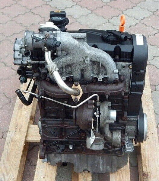 MOTEUR VOLKSWAGEN 1.9 Tdi AXB T5 Multivan Transporter 76TKm Unkomplett ...