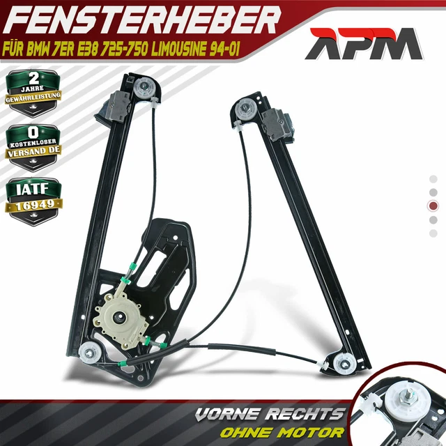 Elektrische Fensterheber Schalter Elektrischer Fensterheber (ohne Motor) Für BMW 7er E38 Hinten Rechts (1994-2001) LST Fensterheber Ohne Motor