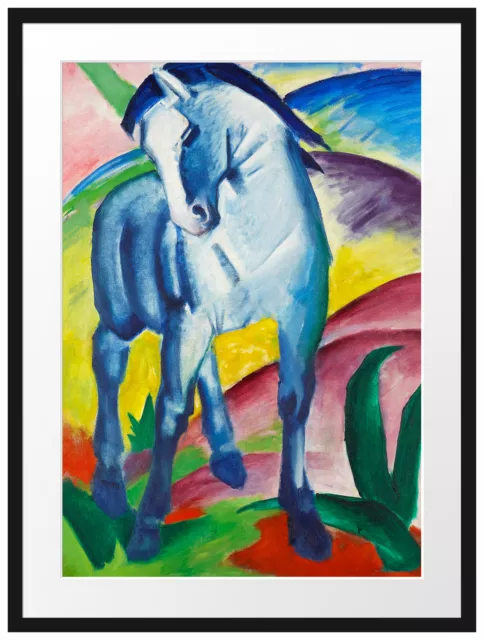 Franz Marc - Bleu Cheval, Cadre & Passe-Partout