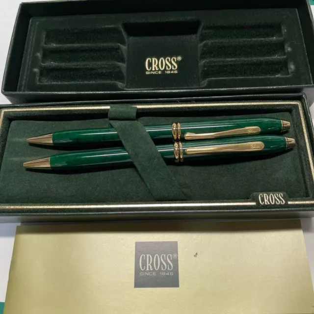 Cross Ballpoint pen Townsend Mechanical pencil Set w/Box Unused