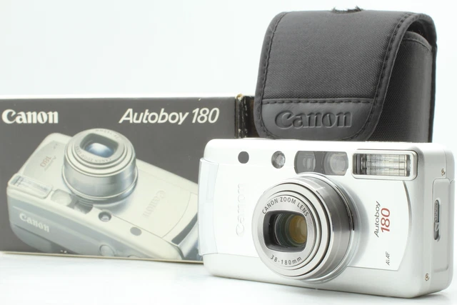 [Near Mint in Box ]  CANON Autoboy 180 35mm Point & Shoot Film Camera From JAPAN