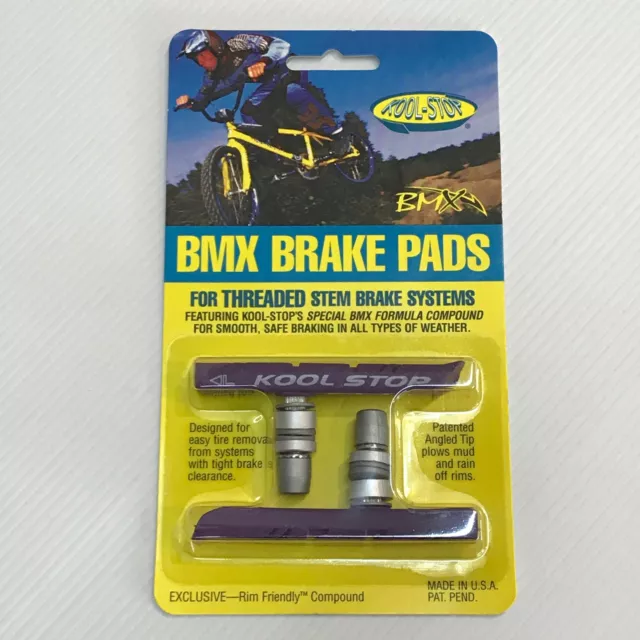 KoolStop Purple BMX Brake Pads —AUS STOCK— Bike MTB KS-BMXP U V Brakes