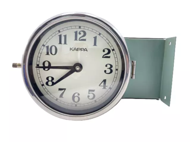 Kappa SSC-404 Master Slave Clock Double Faced Bracket 2 Hand 24VDC Captain Room