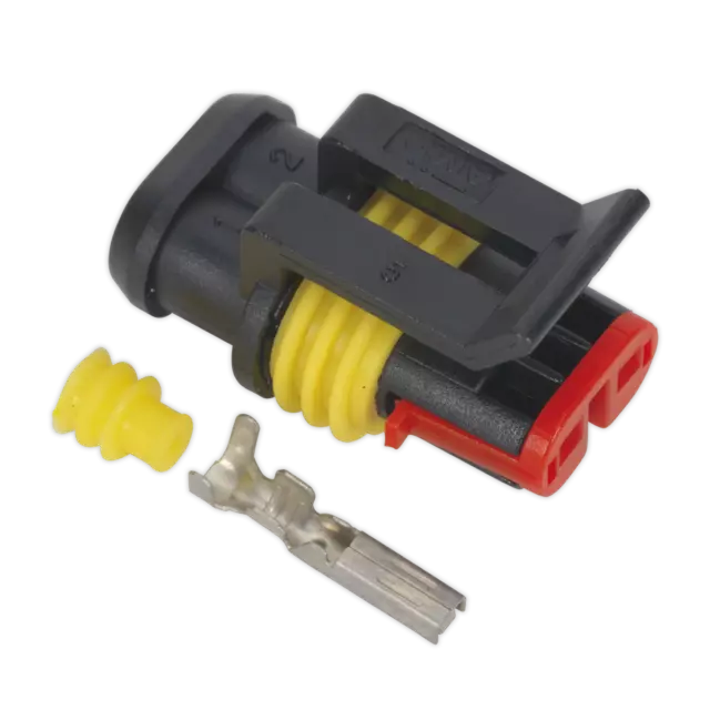 Sealey Superseal Female Connector 2-Way Pack of 5 - SSC2F