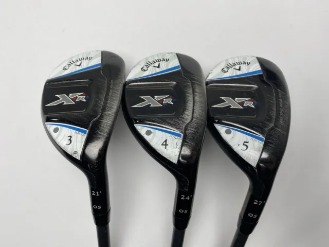 Callaway XR OS Hybrid Set 3 4 5 21* 24* 27* Mitsubishi Rayon Bassara Ladies RH