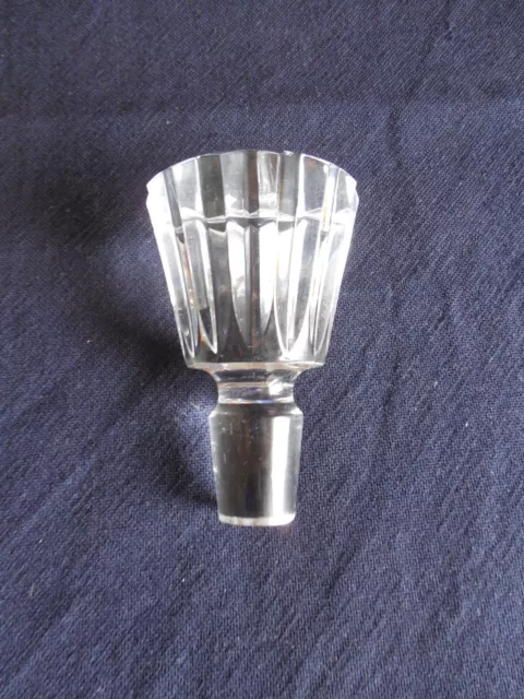 Bouchon En Cristal De Baccarat Pour Carafe Cognac Camus