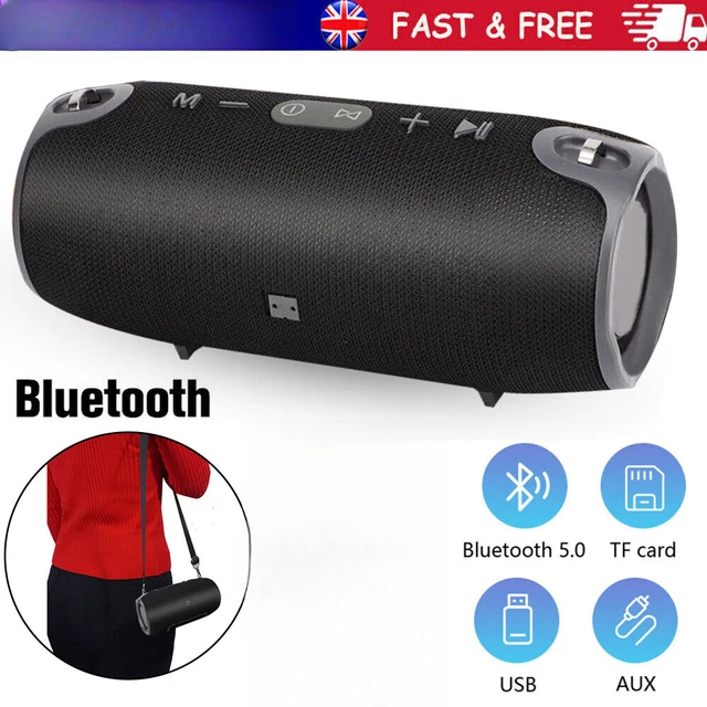 40W PORTABLE WIRELESS Bluetooth Speaker Waterproof Stereo Bass Loud USB ...